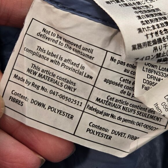 Eddie Bauer Women's Size M CirrusLite Puffer Down Blue Short Jacket - Picture 12 of 12